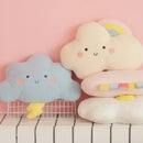 Axyaa Rainbow Sun Lightning Cloud Pillow for Girls