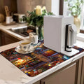 Axyaa Santa Kitchen Drying Mat Smart Drain Pad for Quick Drying