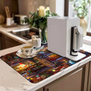 Axyaa Santa Kitchen Drying Mat Smart Drain Pad for Quick Drying