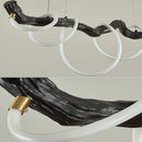 Axyaa Modern LED Pendant Chandeliers for Living Room & Dining Room Lighting