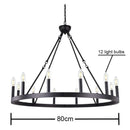 Axyaa Luxury LED Pendant Chandelier for Modern Living Room, Dining Room, and Stairs