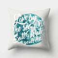 Axyaa Sea Waves Cushion Cover 45x45cm for Home, Office & Car Décor