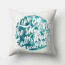 Axyaa Sea Waves Cushion Cover 45x45cm for Home, Office & Car Décor