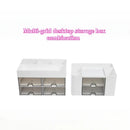 Axyaa Multi-grid Desktop Organizer for Small Items, Cosmetics, Stationery, and More
