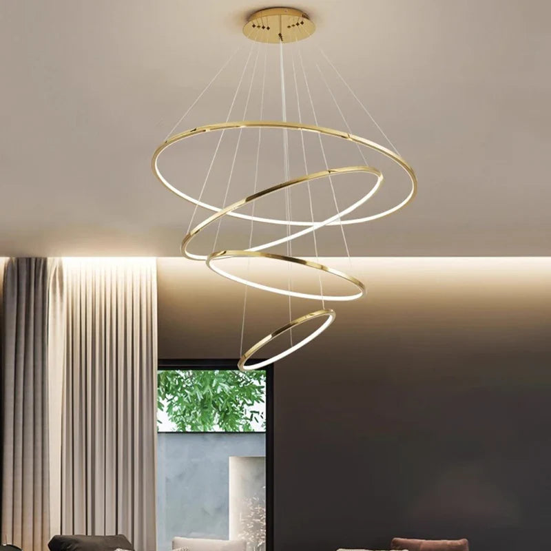 Axyaa Salon Chandelier Dining Room Pendant Lights Ceiling Lamps Elegant Indoor Lighting