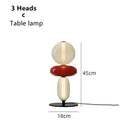 Axyaa Candy Style Glass LED Floor Lamp Table for Bedroom, Living Room