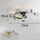 Axyaa Nordic Pendant Lamp for Dining Room, Indoor Ceiling Light Chandelier