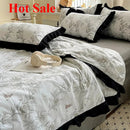 Axyaa Washed Cotton Air Conditioner Quilt Set - Summer Cool, Double Size, Machine Washable