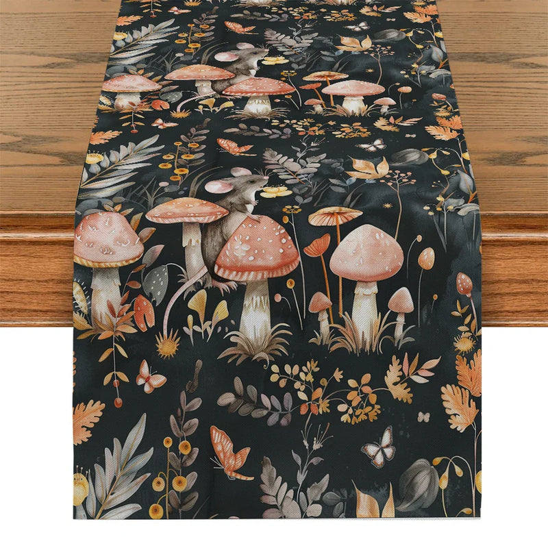 Axyaa Bohemia Table Runner Kitchen Dining Decoration Runner for Indoor Outdoor Home