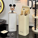 Axyaa Automatic Brushes Holder Rack: Dustproof Makeup Organizer for Lipstick and Eyebrow Pens