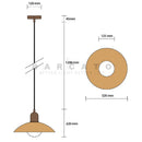 Axyaa Nordic Pendant Lamp: Medieval Design for Dining Living Kitchen.