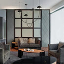 Axyaa Modern Curved Mushroom Pendant Light - Nordic Minimalist Designer Fixture