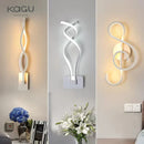 Axyaa Modern Minimalist LED Wall Lamps for Bedroom and Living Room
