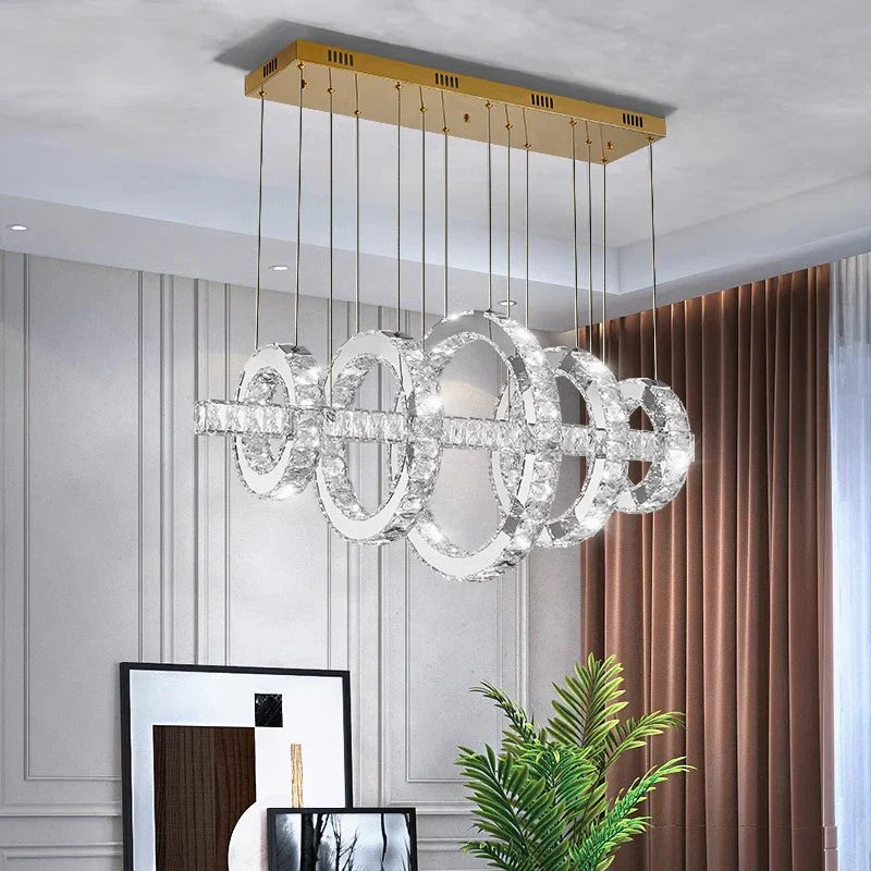 Axyaa Modern LED Pendant Chandeliers for Home Decor and Indoor Living §