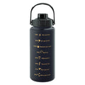 Axyaa Gradient Color Space Kettle Sports Water Bottle with Straw