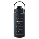 Axyaa Gradient Color Sports Water Bottle with Straw and Handle