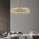 Axyaa Circular LED Ceiling Lamp: Modern Lighting Source for Living Rooms & Bedrooms