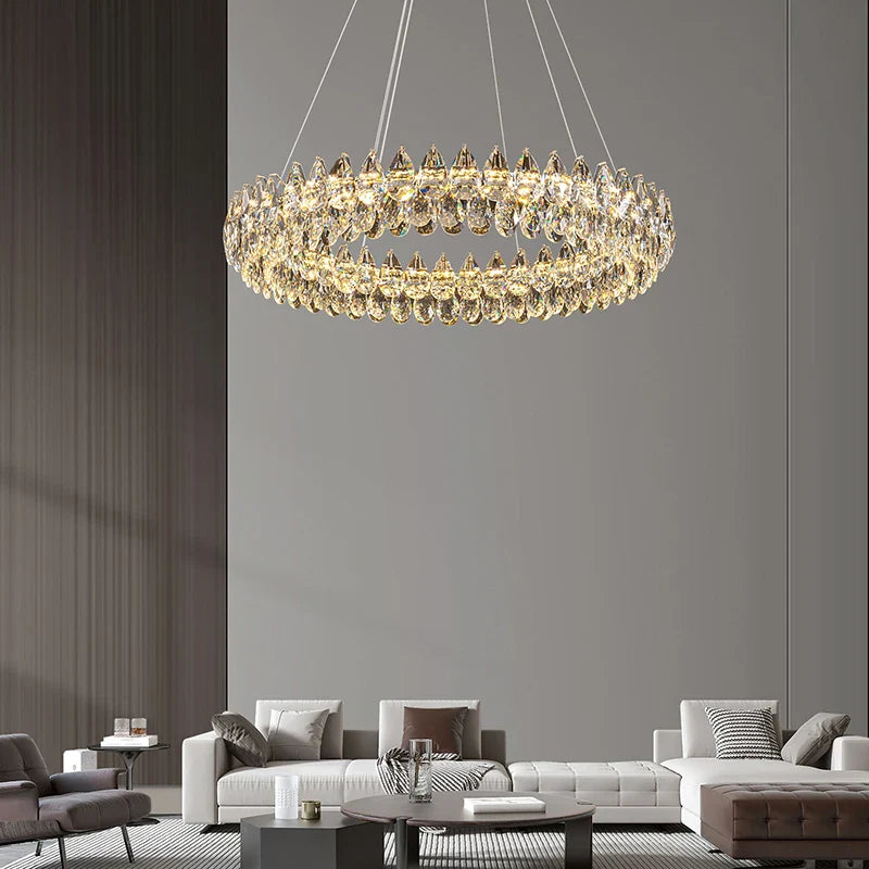 Axyaa Circular LED Ceiling Lamp: Modern Lighting Source for Living Rooms & Bedrooms