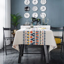 Geometric Bohemian Printed Tablecloth by Axya