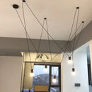 Axyaa Modern Nordic Line Pendant Chandelier for Home Living Dining Bar Lighting