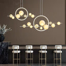 Axyaa Nordic Dining Room Pendant Light Chandelier for Indoor Living Room Lighting