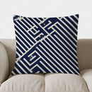 Geometric Pattern Throw Pillow by Axyaa - Ideal for Sofa, Bedroom, or Car