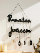 Ramadan Kareem Wooden Ornaments Set - Axyaa Muslim Decor Happy Eid Mubarak Theme