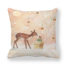 Axyaa Merry Christmas Pillowcase Cushion Cover for Festive Home Decor