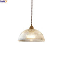 Axyaa Copper Glass LED Pendant Chandelier for Home Decor