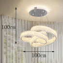 Axyaa Modern Dining Room Pendant Lights Indoor Chandeliers LED Hanging Ceiling Lamp