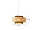 Axyaa Natural Rattan Pendant Light for Dining Living Room Home Decor