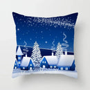 Axyaa Christmas Home Pillowcases Printed Bed Decoration Cushion Covers