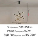 Axyaa Modern Loft High Ceiling Chandelier for Villa Hall Entryway Living Room