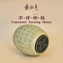 Axyaa Zisha Purple Sand Tea Pet "Endless Wealth" - Luck & Wealth Charm