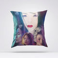 Axyaa Geisha Memoirs Decorative Cushion Cover 45x45 - Luxury Pillowcase for Home Decor