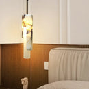 Axyaa Bulgari Stone Chandelier LED Pendant Lights for Dining Room Kitchen Home Decor