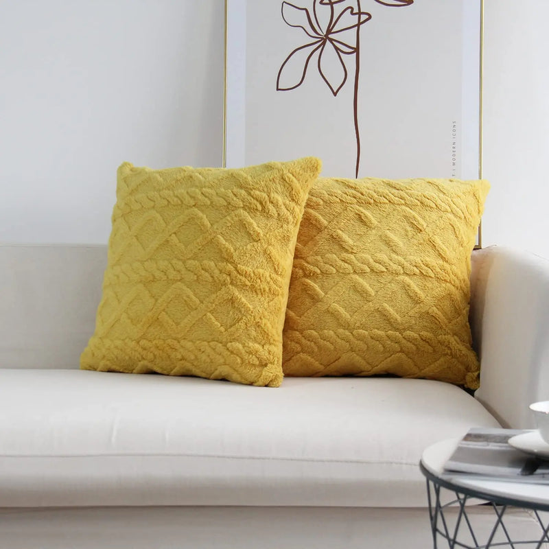 Nordic Geometric Cushion Cover 45x45cm for Couch Sofa - Axyaa Decor Pillowcase