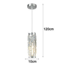 Axyaa Crystal Chandelier Pendant Light for Luxury Living Room and Bedroom