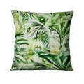 Axyaa Tropical Palm Leaf Print Cushion Cover for Living Room, Bedroom, and Car