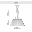 Axyaa Modern Round Glass LED Pendant Chandelier for Bedroom