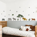 Axyaa Boho Bear Nursery Wall Decals Art for Kids Room Decor