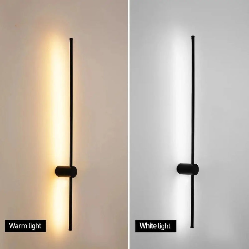 LED Strip Wall Lamp, Line Shape Wall Hanging Light for Living Room by Axyaa