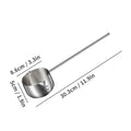 Axyaa Stainless Steel Long Handle Seasoning Ladle Spoon