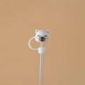 Axyaa Kawaii Silicone Straw Topper Cover for Tumblers & Bottles