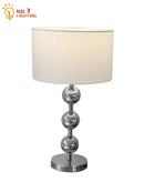 Axyaa Bauhaus Gourd Table Lamp, Medieval Iron Art Decorative Desk Light for Bedroom