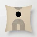 Axyaa Geometric Pattern Blue & White Cushion Cover for Home, Car, Sofa & Living Room