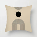 Axyaa Geometric Pattern Blue & White Cushion Cover for Home, Car, Sofa & Living Room