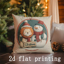 Cute Animal Print Pillow Covers by Axyaa: Festive Home Decor for Sofa, Bedroom, Car