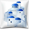 Axyaa Santorini Series Pattern Pillowcase Square Cushion Cover Home Sofa Decor