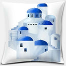 Axyaa Santorini Series Pattern Pillowcase Square Cushion Cover Home Sofa Decor